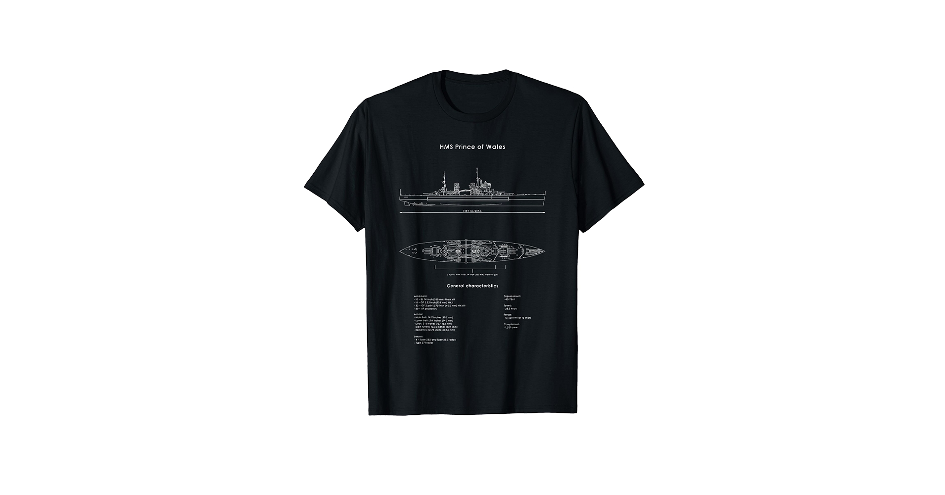 イギリス海軍　プリンス　オブ　ウェールズ　Tシャツ　未開封 61Lt+nX8gAL.jpg